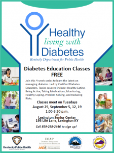 Healthy Living with Diabetes @ Lexington Senior Center | Lexington | Kentucky | United States