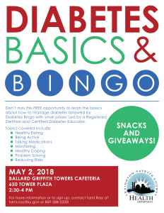 Diabetes Basics & Bingo @ Ballard Griffith Towers (Ballard Cafeteria) | Lexington | Kentucky | United States