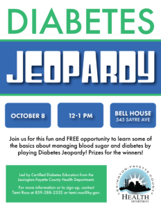 Diabetes Jeopardy @ Bell House | Lexington | Kentucky | United States