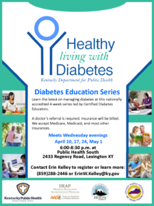 Healthy Living with Diabetes @ Public Health South | Lexington | Kentucky | United States