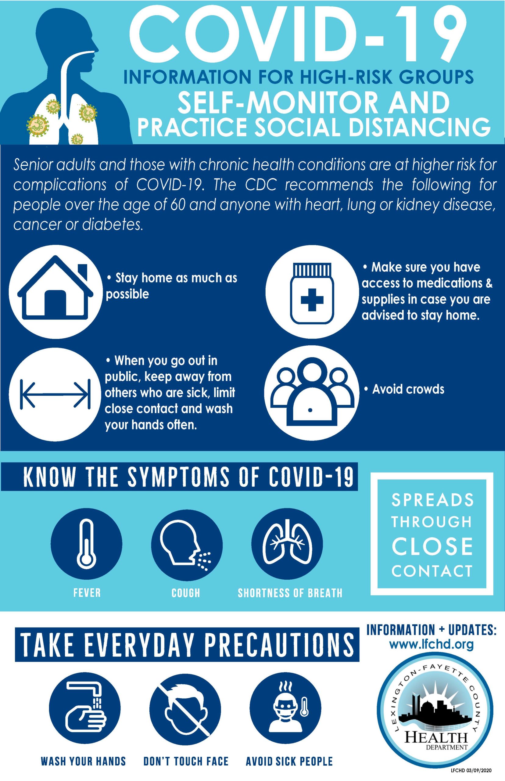 LFCHD urges caution for people at highest risk for COVID-19 complications
