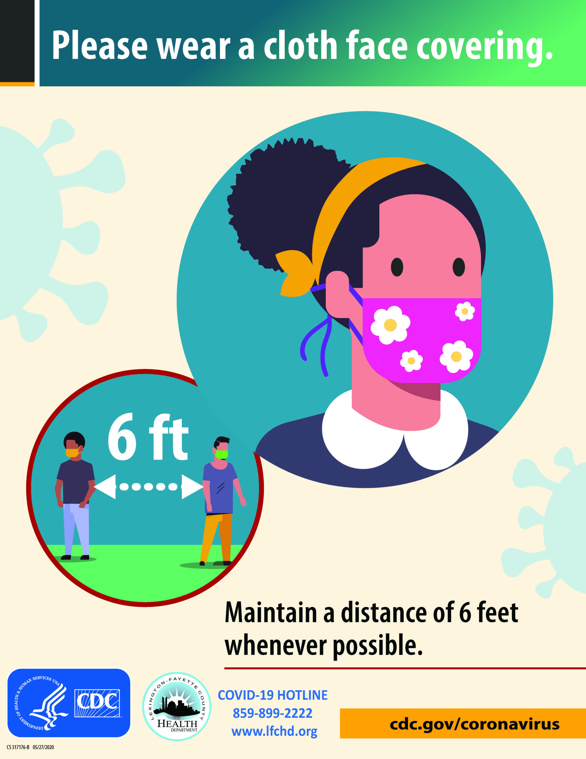 Learn more about wearing a mask to slow the spread of COVID-19