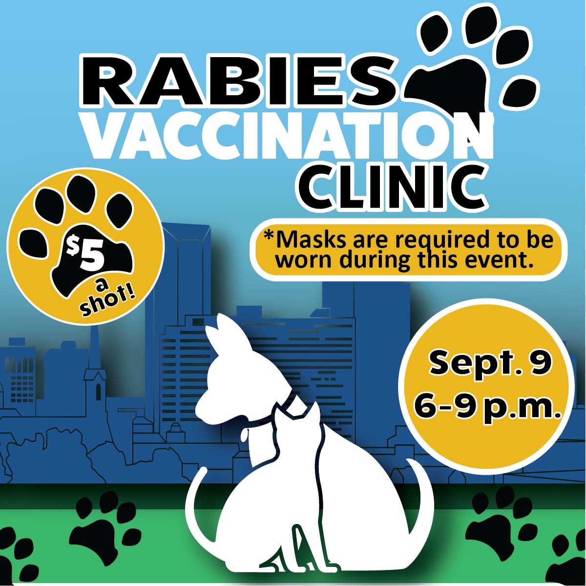 LFCHD to host low-cost rabies vaccination clinic Sept. 9 at Douglass Park