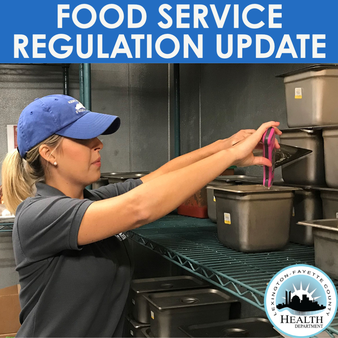 Updates to Food Service Regulation 19