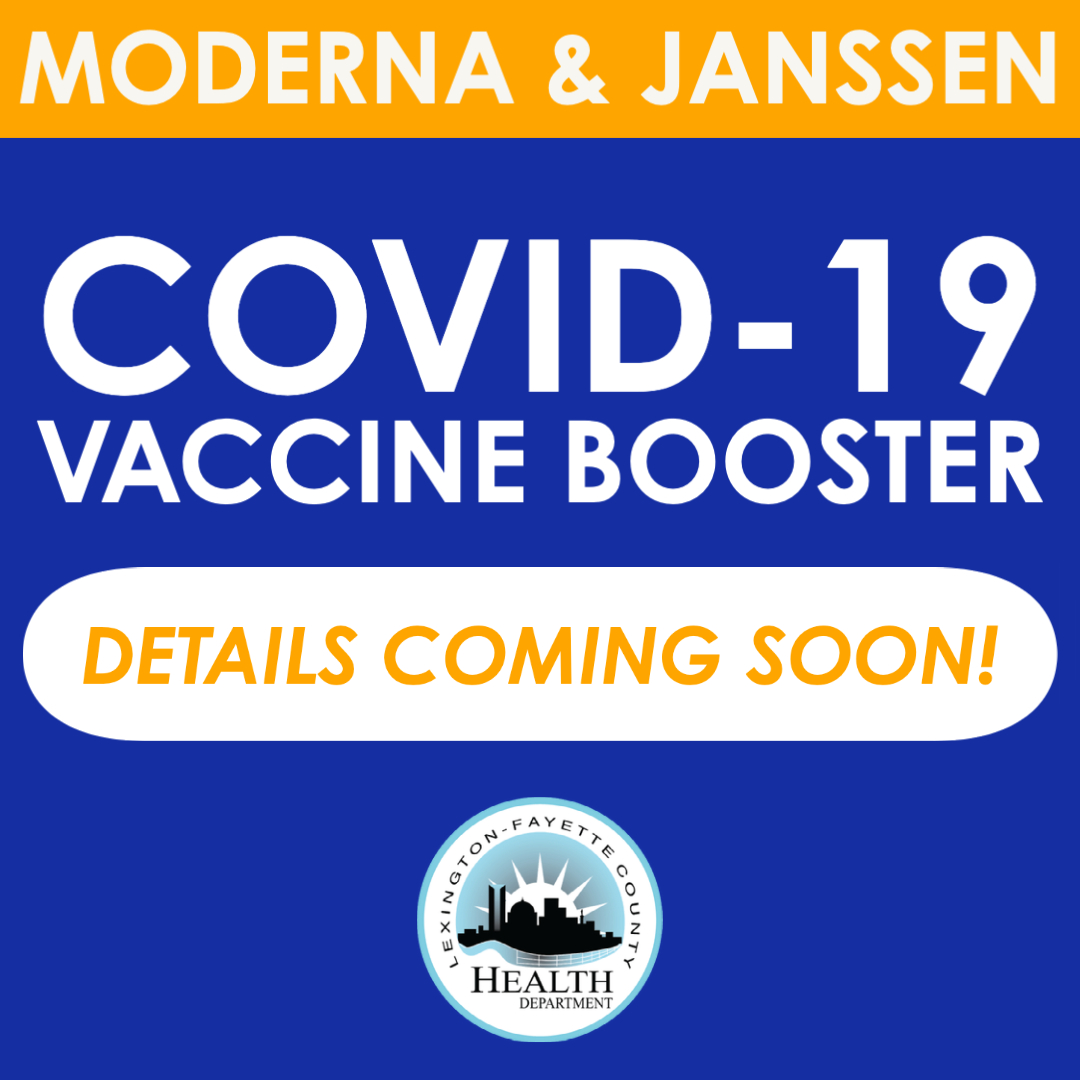 Moderna & Janssen (J&J) booster information coming soon