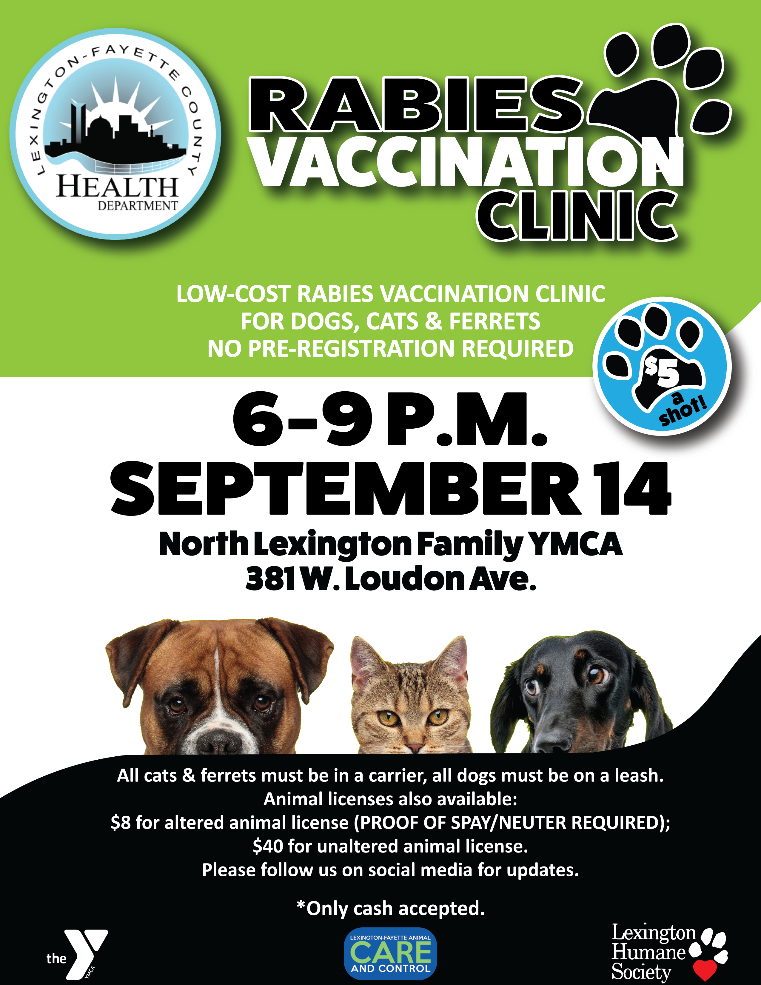 LFCHD to hold low-cost rabies vaccination clinic