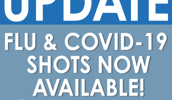 Flu & COVID-19 shots now available in Public Health Clinic