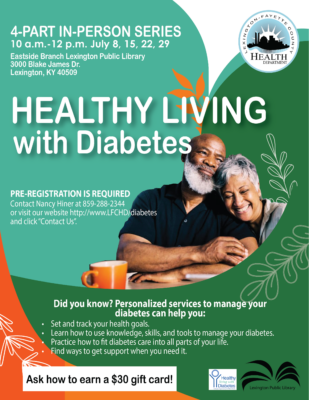 Healthy Living with Diabetes July 2025