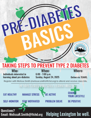 Pre-Diabetes Basics Class August 2025
