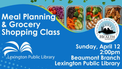 Meal Planning and Grocery Shopping Class