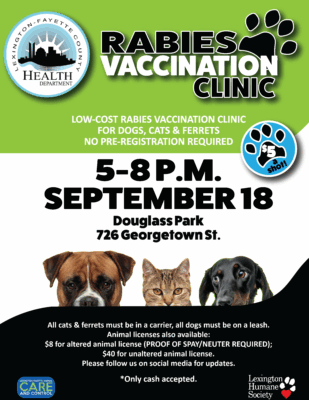2025 Low-Cost Rabies Vaccination Clinic