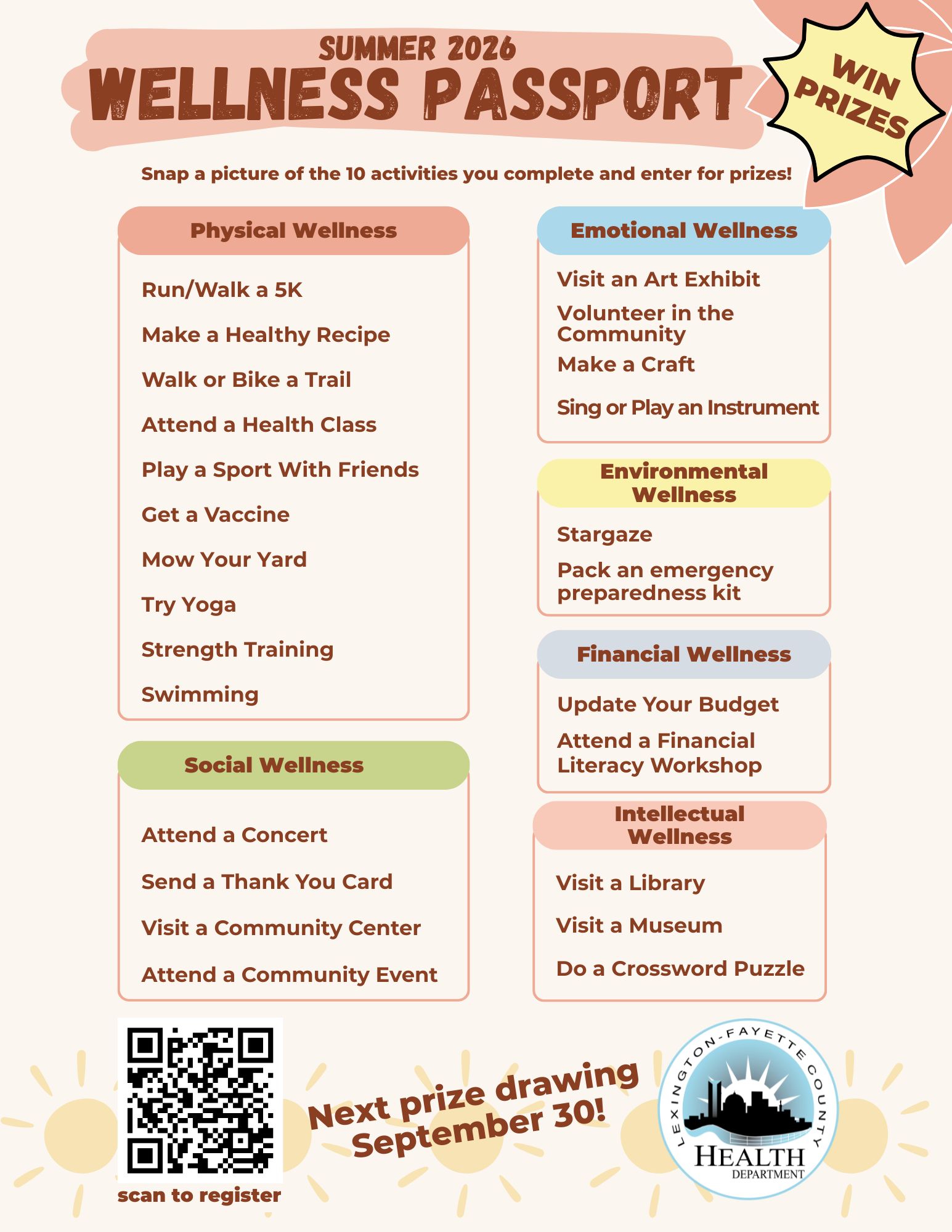 Wellness Passport Summer 2026 BACK