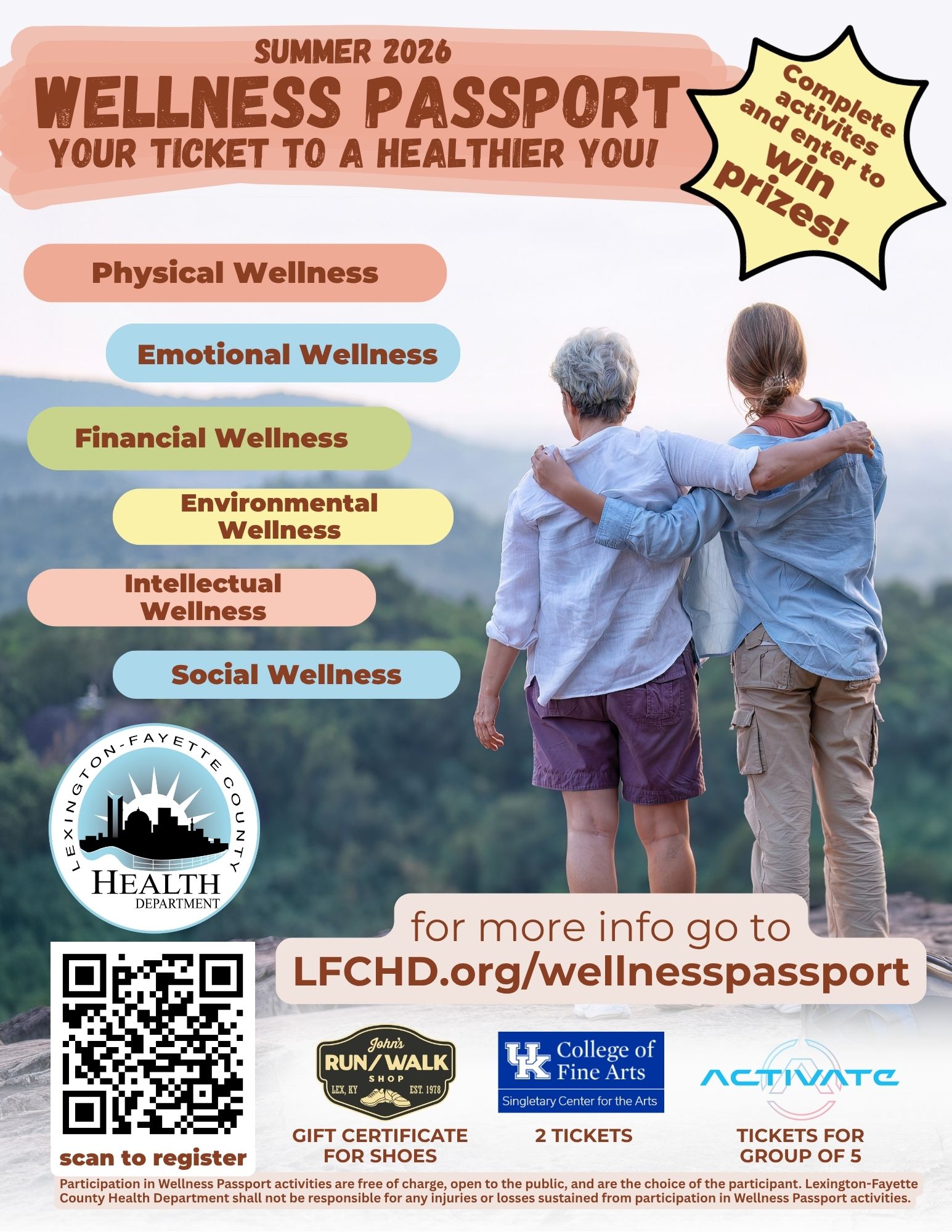 Wellness Passport Summer 2026 FRONT
